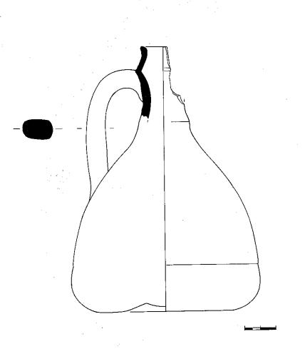 Figura 4 i 5. Dibuixos materials romans de la Torreta. Font. Bolufer Marqués. J. “Patrimoni Arqueològic de Teulada”. (1995). 
